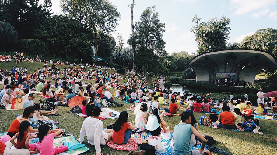 As part of our efforts to bring performing arts to the public, ExxonMobil has been partnering the National Arts Council to offer free outdoor concerts held at the Singapore Botanic Gardens.
